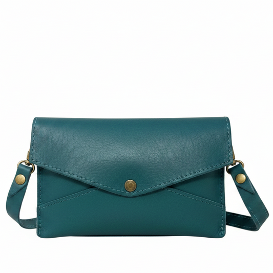 Envelope Leather Convertible Crossbody By Portland Leather, Size: Small