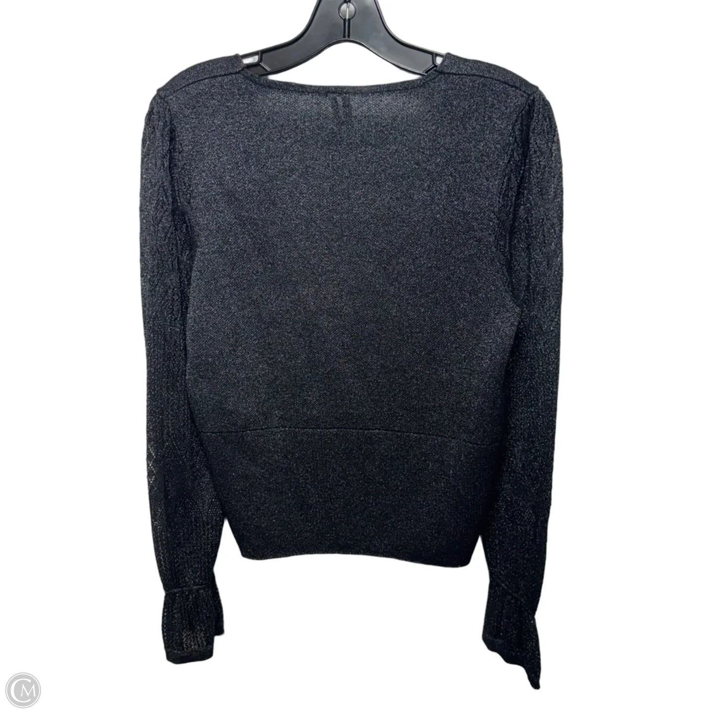 Top Long Sleeve By Anthropologie In Black, Size: S
