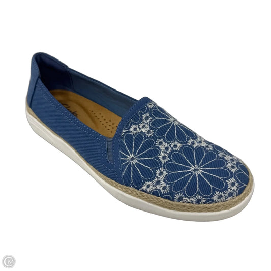 Elaina Harbor Slip-On Loafers By Clarks In Blue, Size: 8