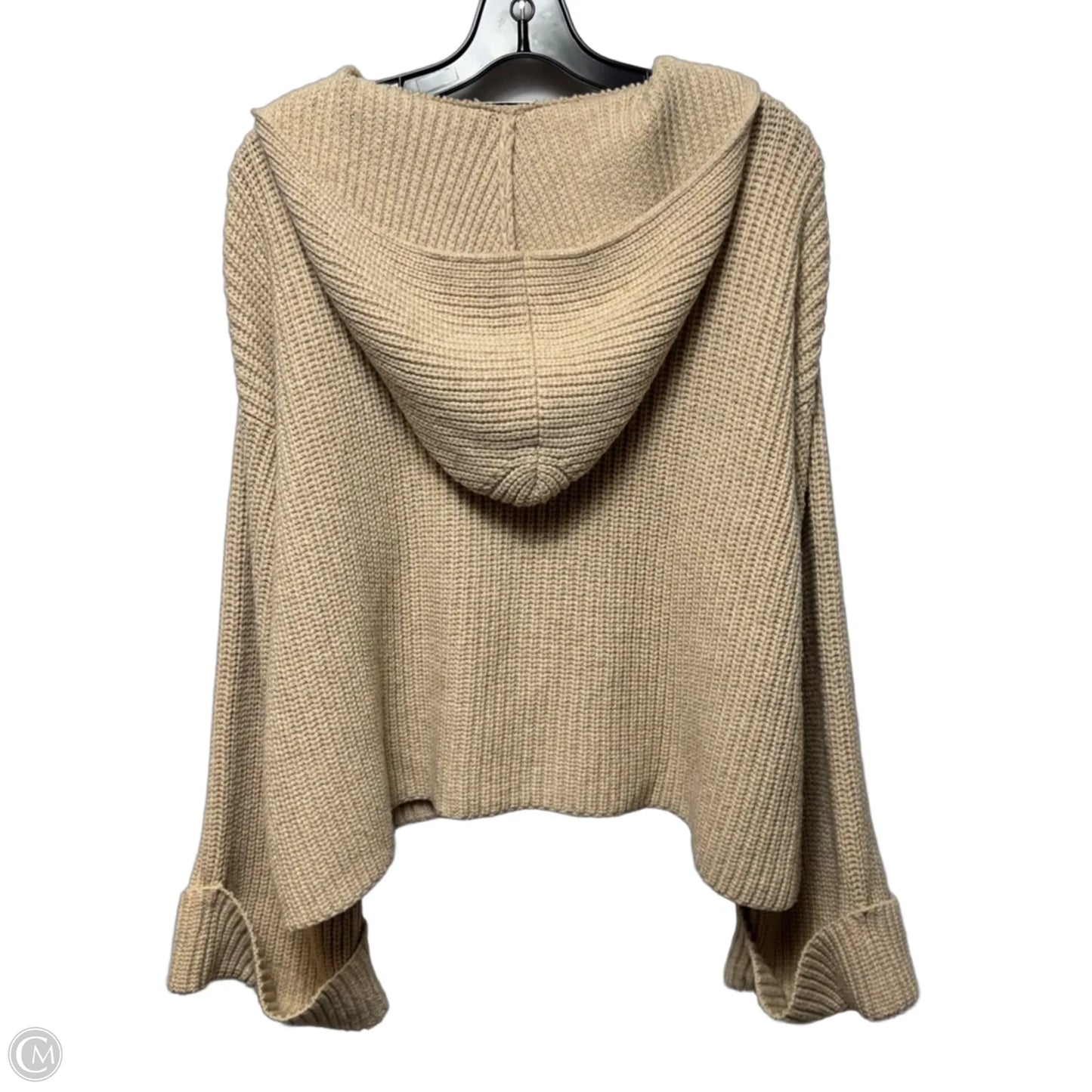 Hooded Sweater By Giada Forte In Tan, Size: L