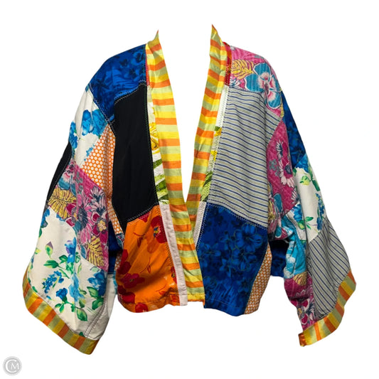 Handmade Patchwork Kimono By Alison Glen In Multi-colored, Size: Osfm