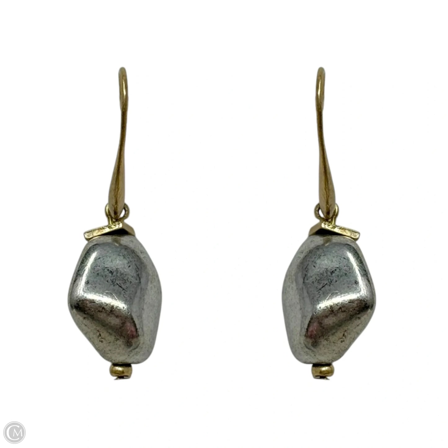 Two Tone Dangle Earrings