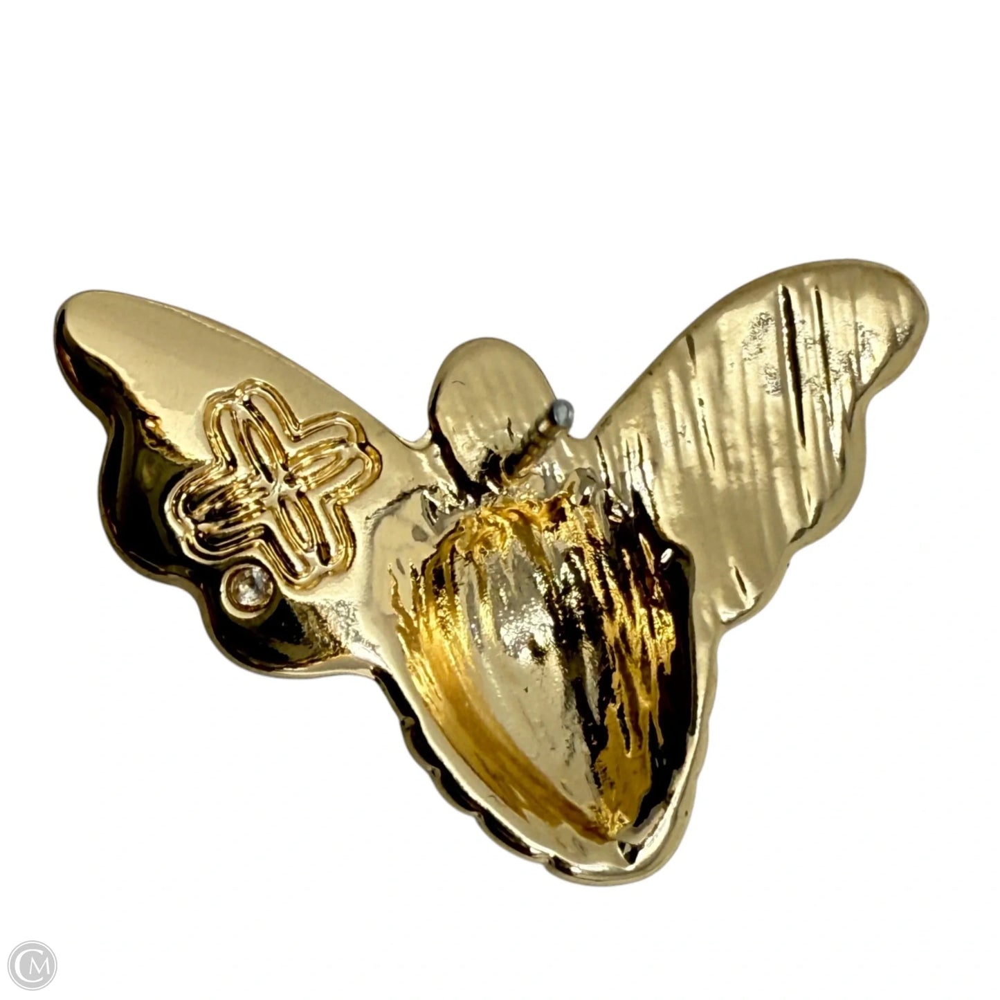 Bee-utiful Gold Plated Pavé Stud Earrings Designer By Lilly Pulitzer
