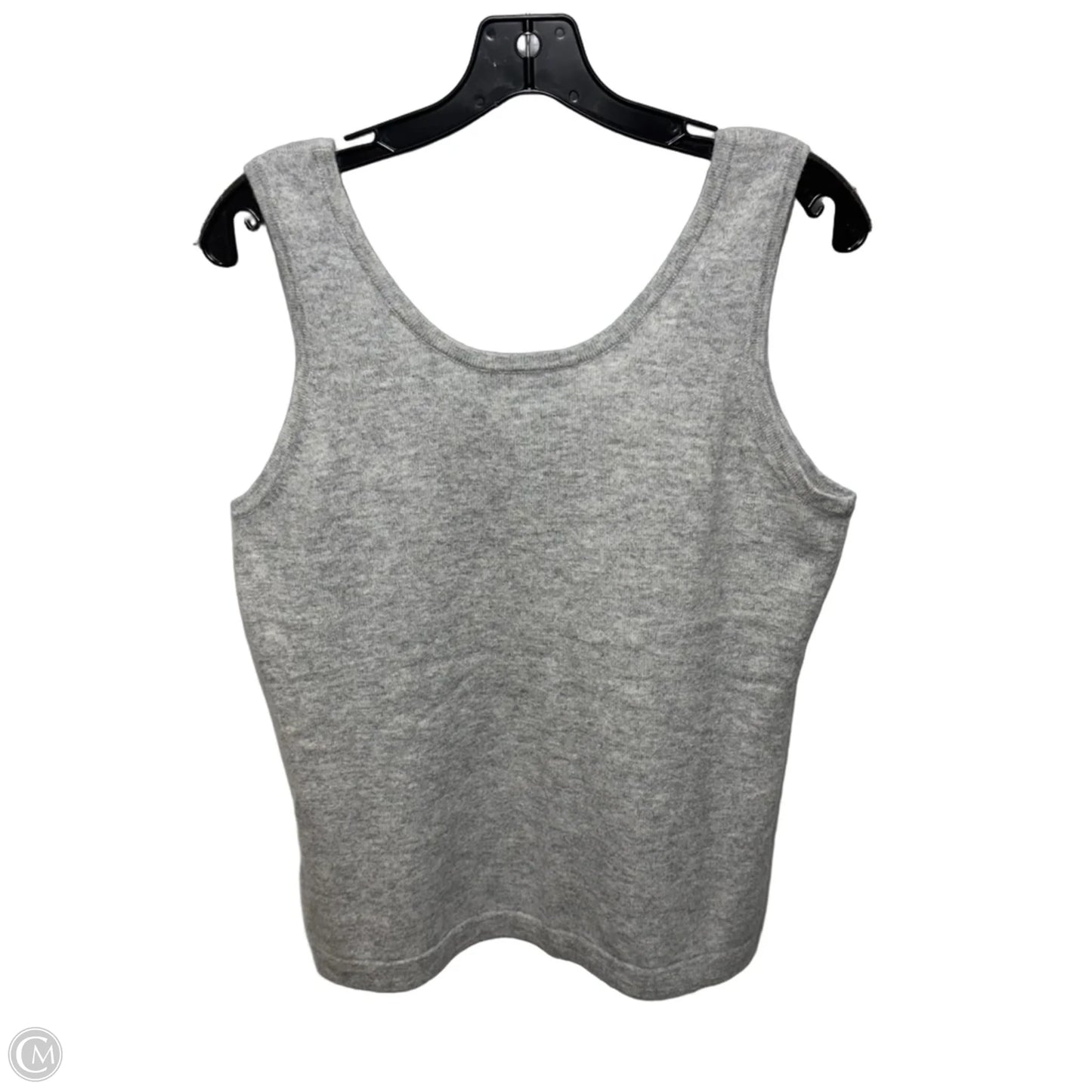 Sweater Sleeveless Cashmere By Nomad In Grey, Size: L