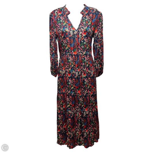 Dress Casual Midi By Villagallo In Floral Print, Size: 6 (38)