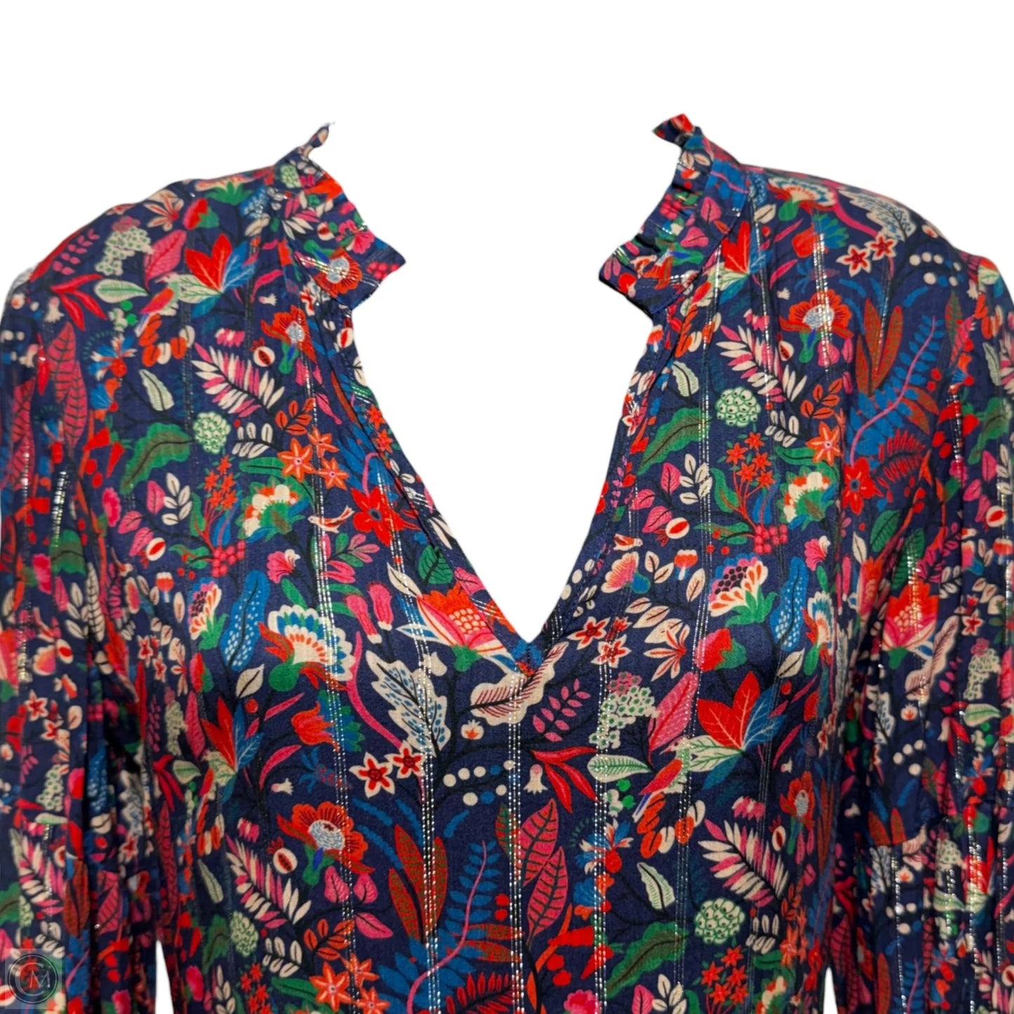 Dress Casual Midi By Villagallo In Floral Print, Size: 6 (38)