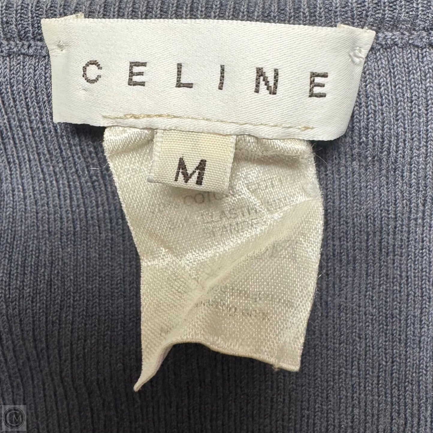 Tank Top Luxury Designer By Celine In Grey, Size: M