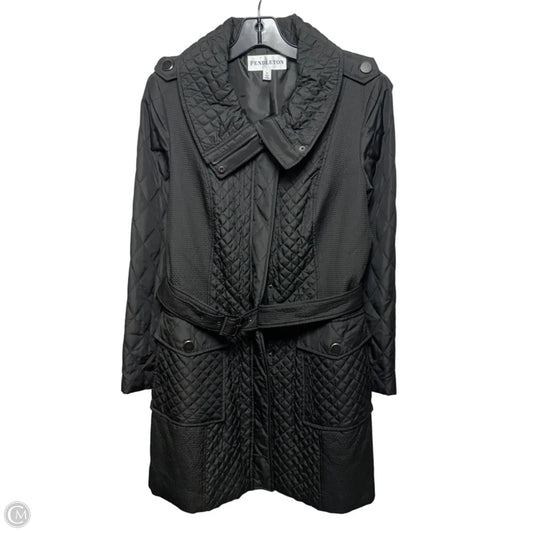 Diamond Quilted Coat By Pendleton In Black, Size: M