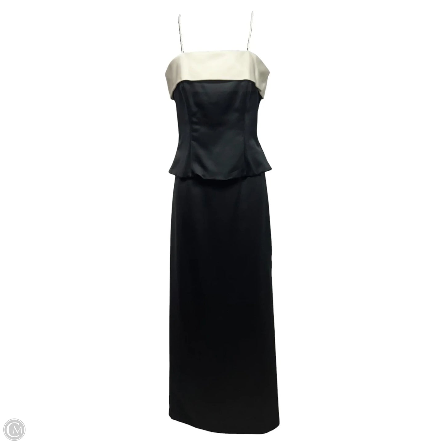 Cami & Maxi Skirt with Wrap By Alex Evenings In Black & White, Size: 6
