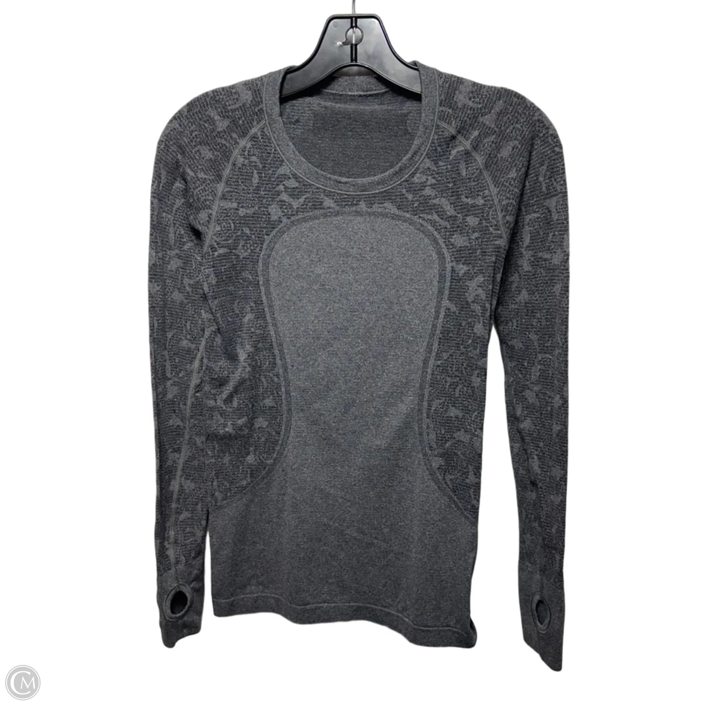 Athletic Top Long Sleeve Crewneck By Lululemon In Grey, Size: 6