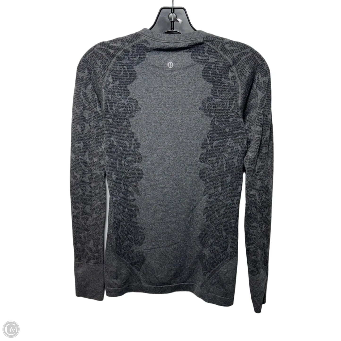 Athletic Top Long Sleeve Crewneck By Lululemon In Grey, Size: 6
