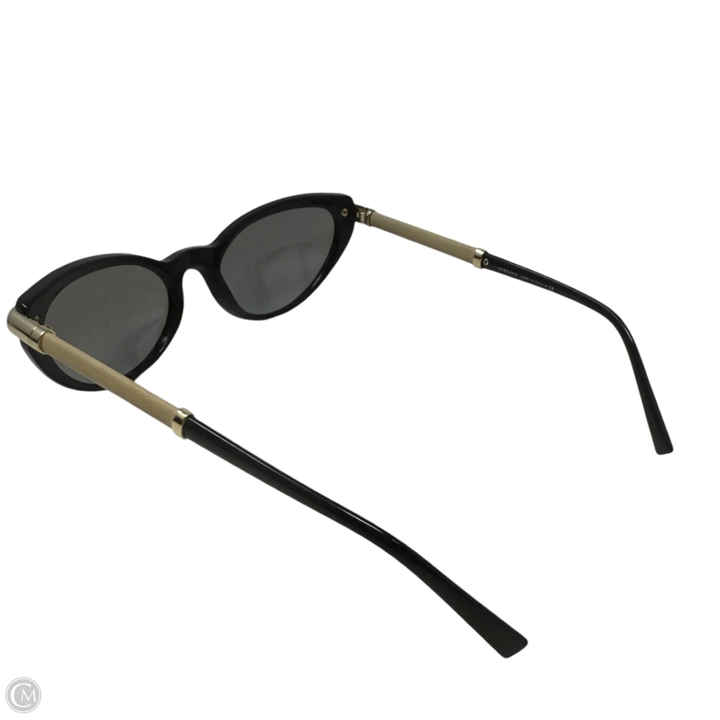 Vintage Mod 4035Q Cat Eye Sunglasses Luxury Designer By Versace