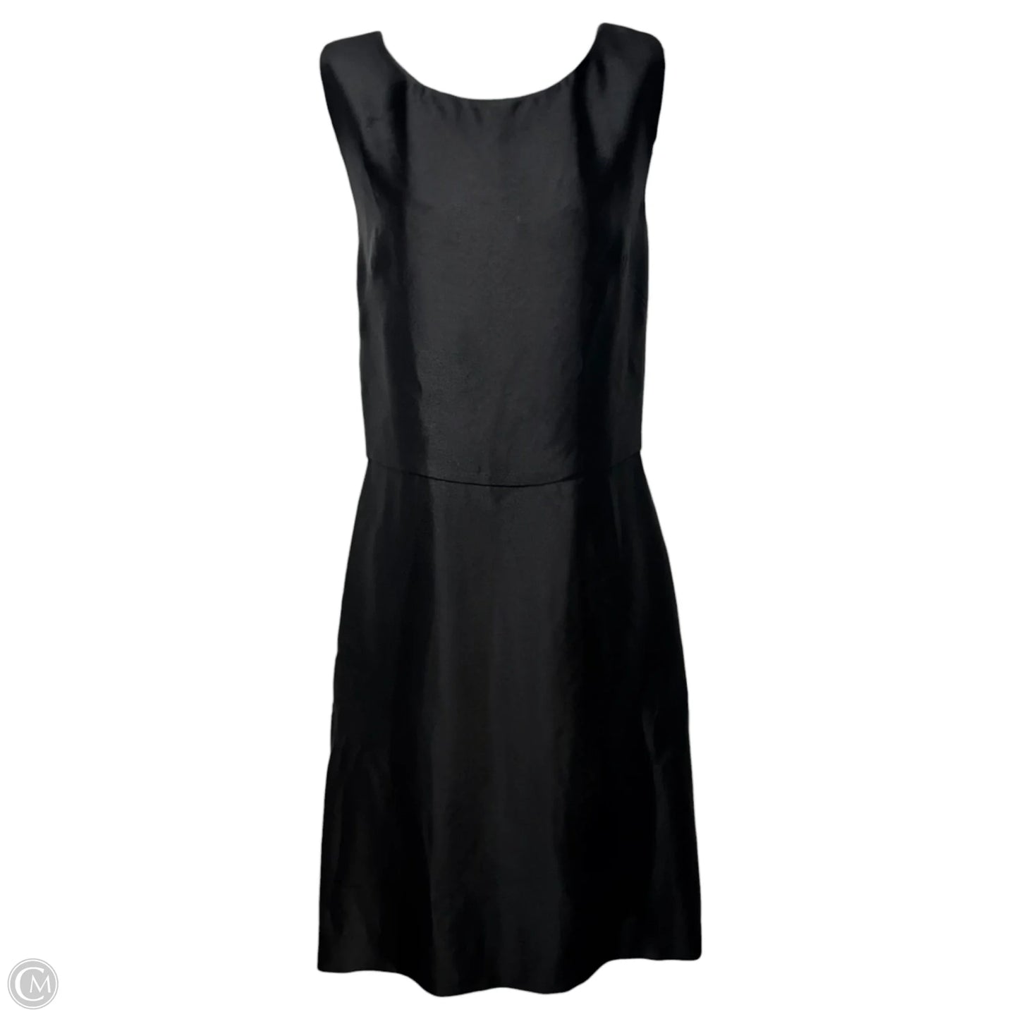 Silk Sheath Dress Luxury Designer By Chloe In Black, Size: 6 (38)
