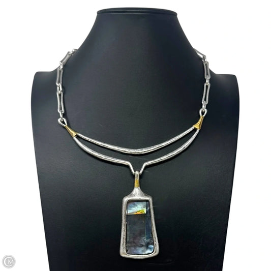 Abalone Necklace Statement By Robert Lee Morris Soho