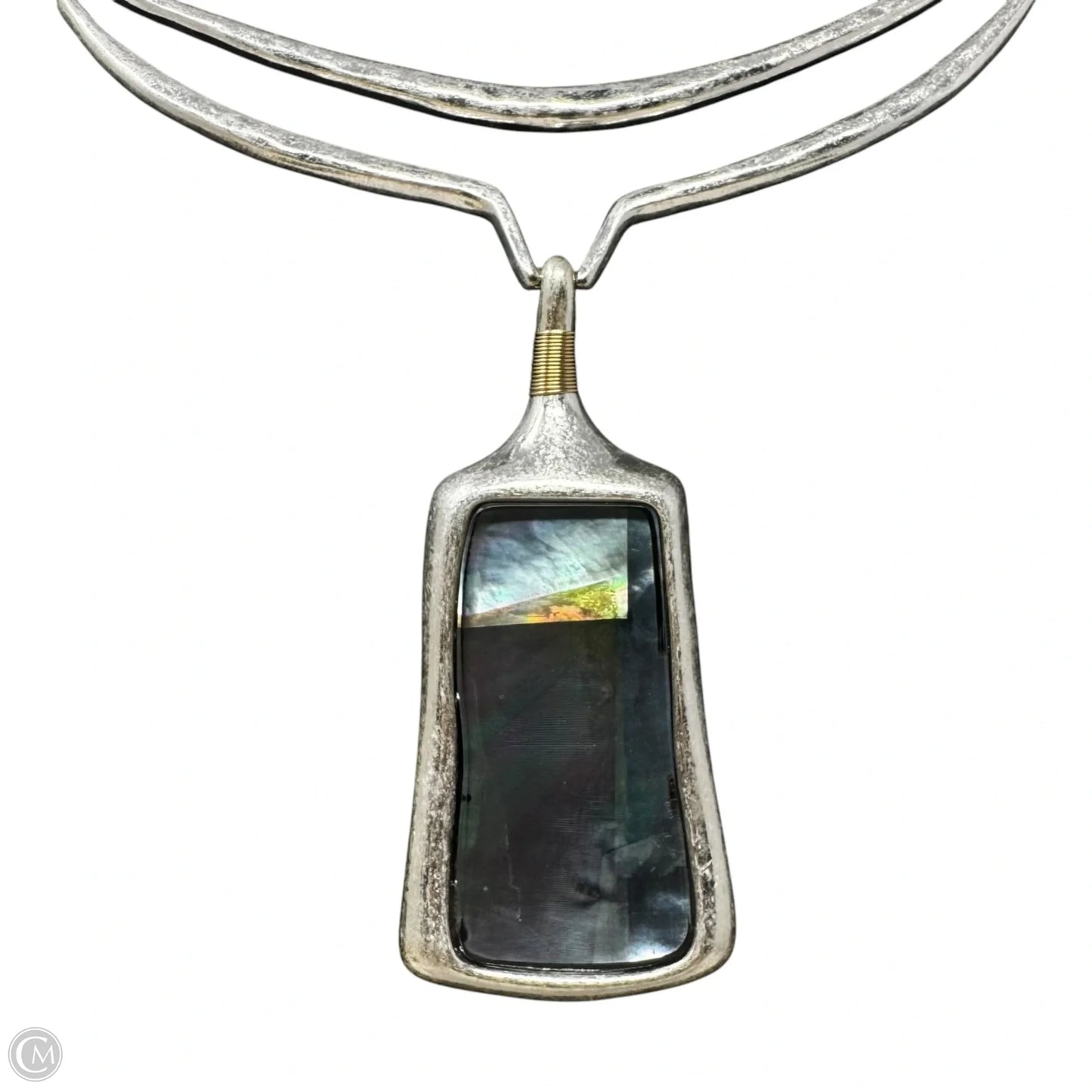 Abalone Necklace Statement By Robert Lee Morris Soho
