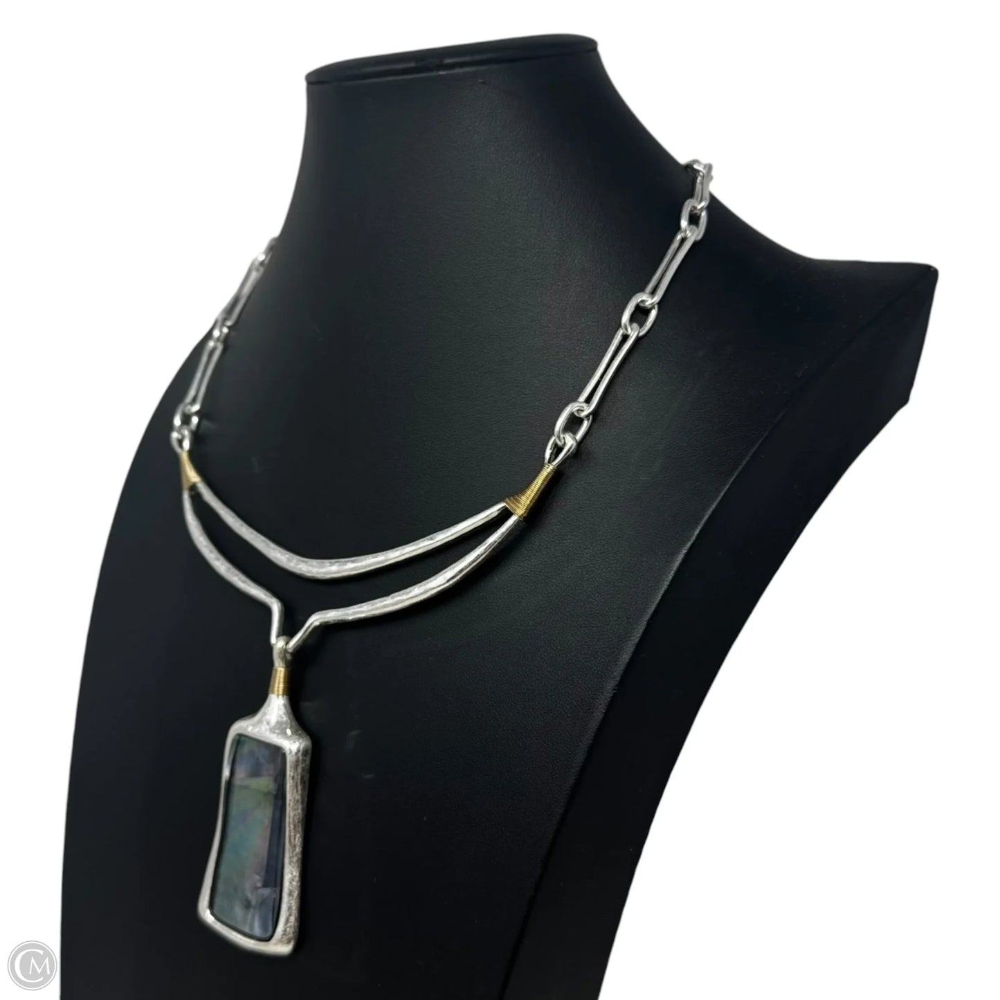 Abalone Necklace Statement By Robert Lee Morris Soho