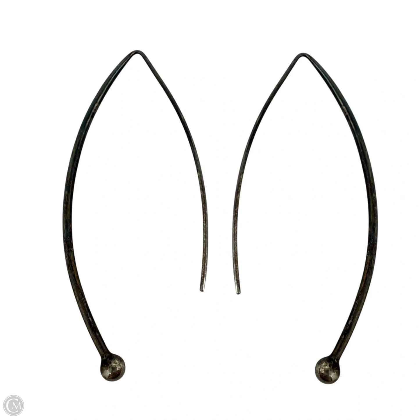 Balancing Act Sterling Silver Threader Earrings By Silpada