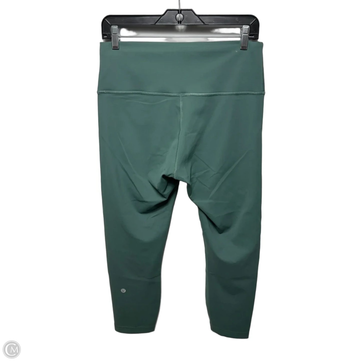 Wunder Under Crop Leggings By Lululemon In Green, Size: 12