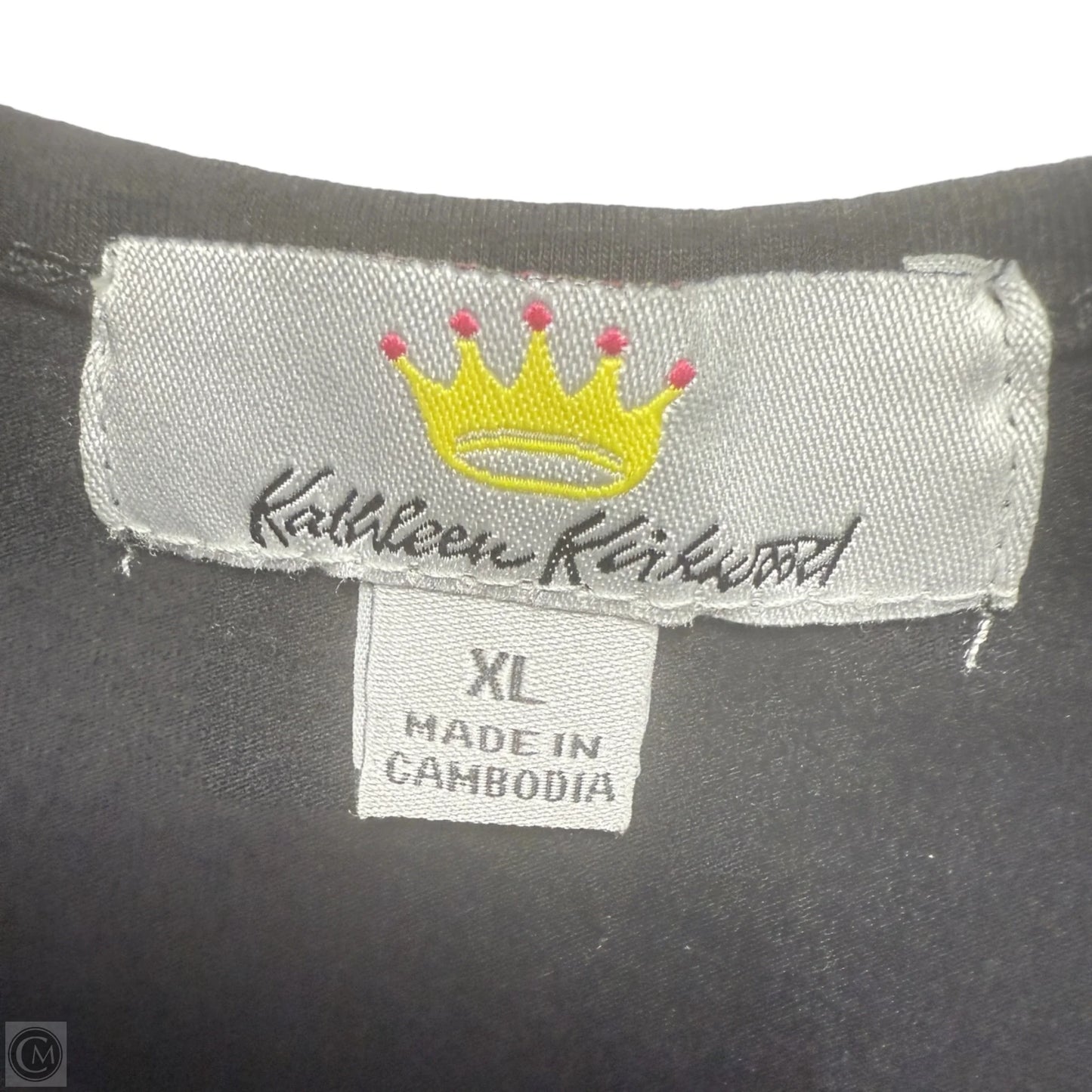 Tunic Sleeveless By  Kathleen Kirkwood In Black, Size: Xl