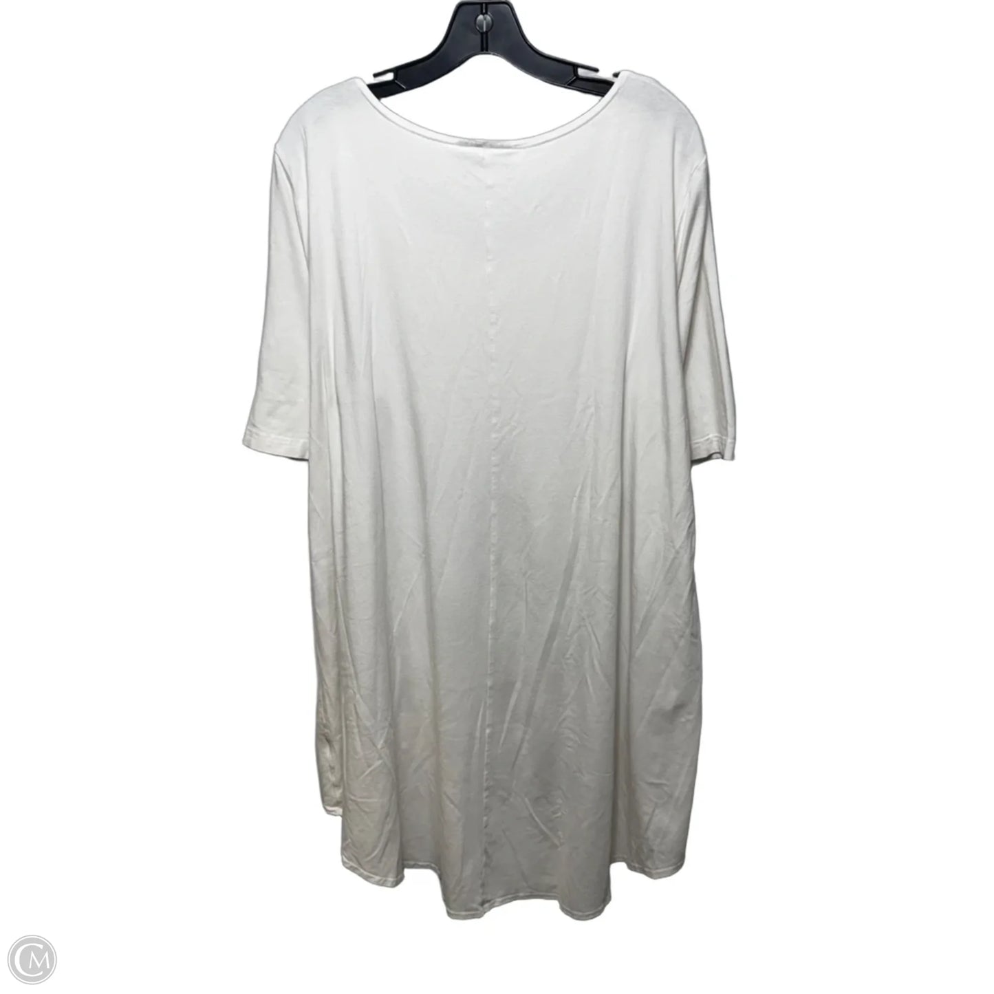 Lilo Organic Bamboo Tunic 3/4 Sleeve By Bryn Walker In White, Size: XL
