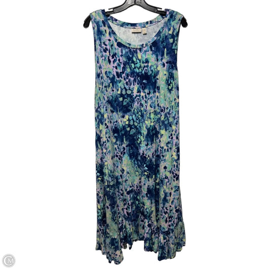 Dress Casual Maxi By Logo In Multi-colored, Size: 1x