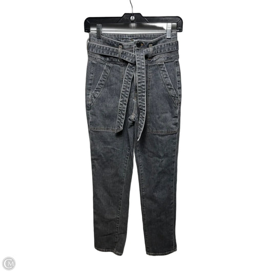 Logan Slim Straight Extra High Rise Jeans By Veronica Beard In Grey, Size: 0/25