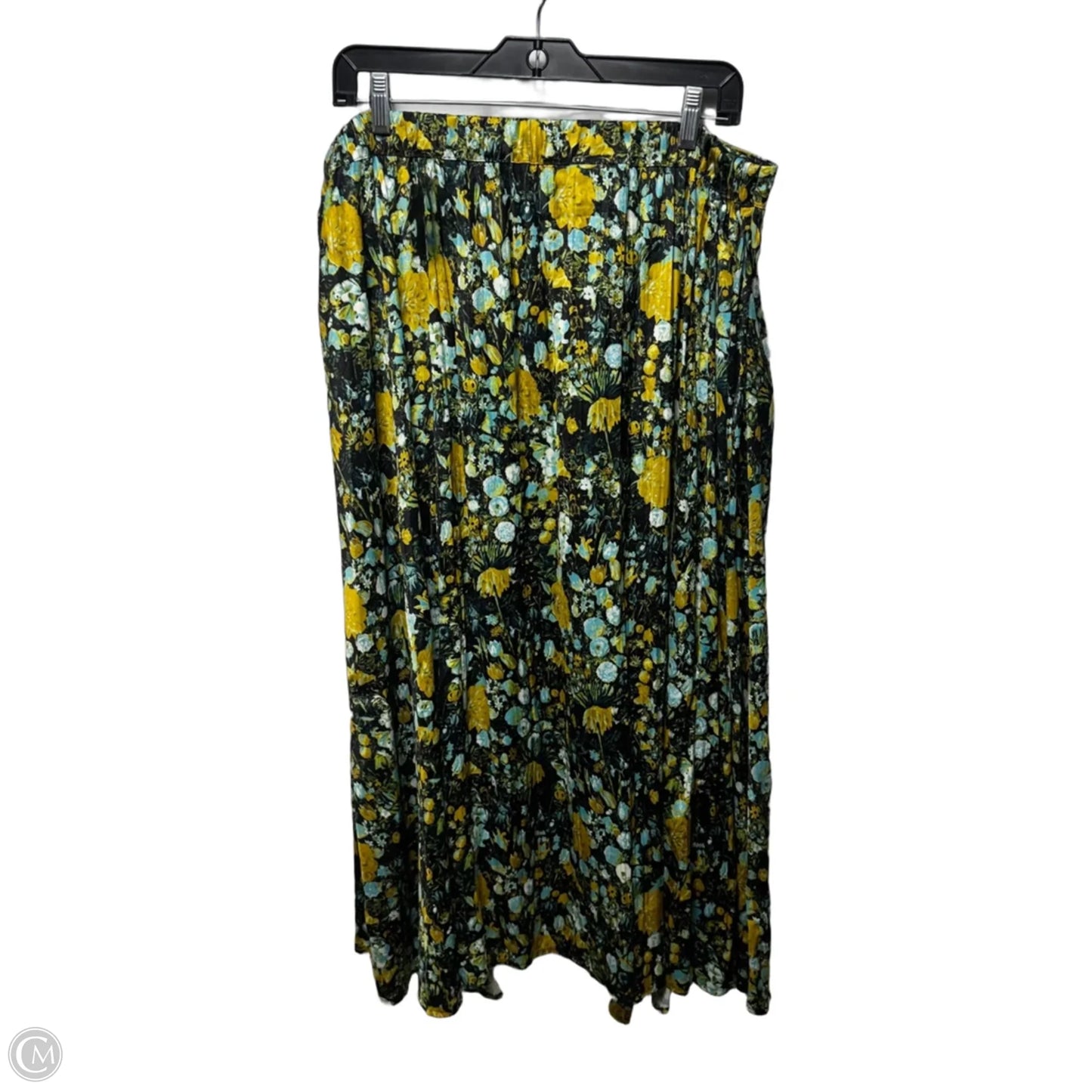 Layered Midi Skirt By Maeve In Floral Print, Size: Xl