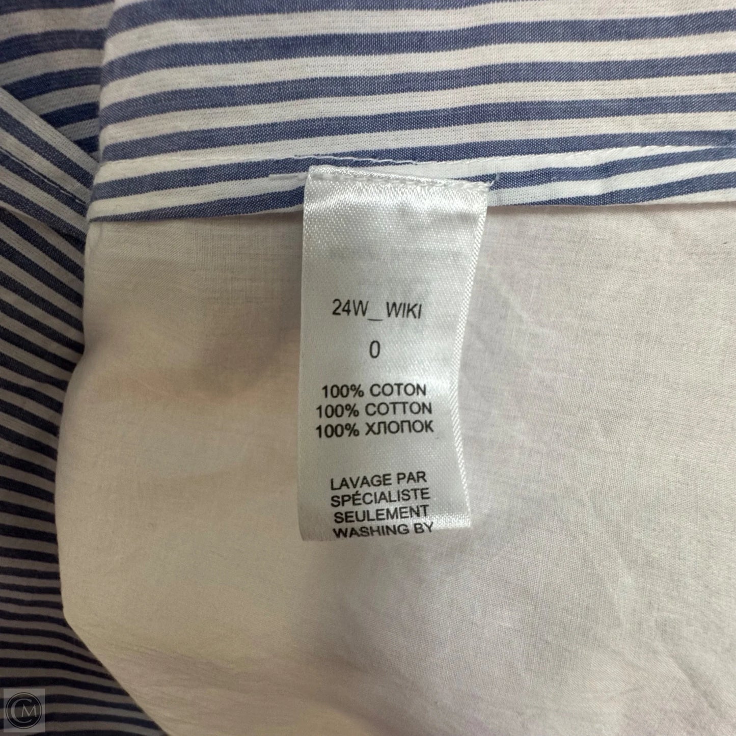 Wiki Maxi Dress By Mes Demoiselles Paris In Blue Striped Pattern, Size: 0