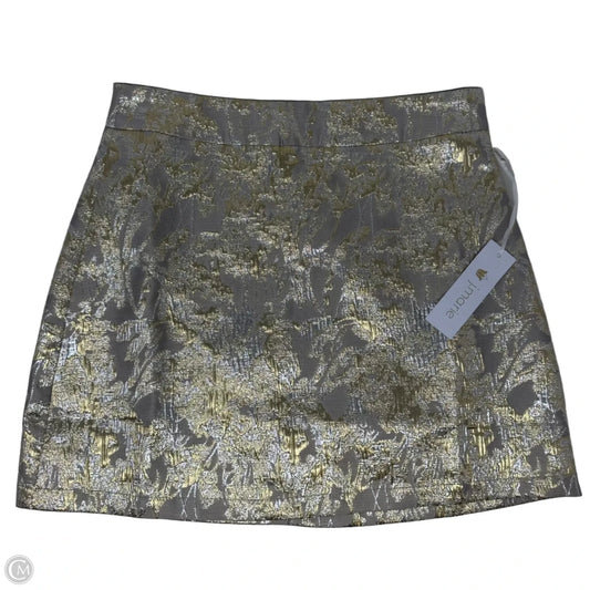 Cher Skirt Mini & Short By J Marie In Gold & Silver, Size: Xs