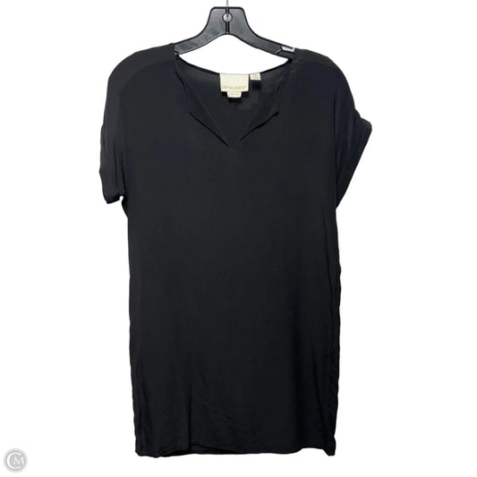 Silk Tunic Short Sleeve By Cynthia Rowley In Black, Size: 6