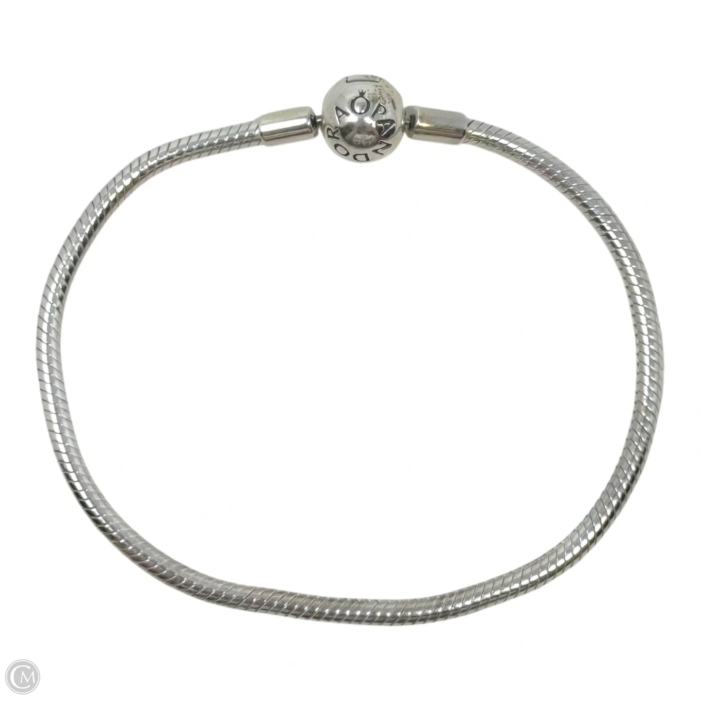 Barrel Clasp Smooth Snake Chain Bracelet Sterling Silver By Pandora