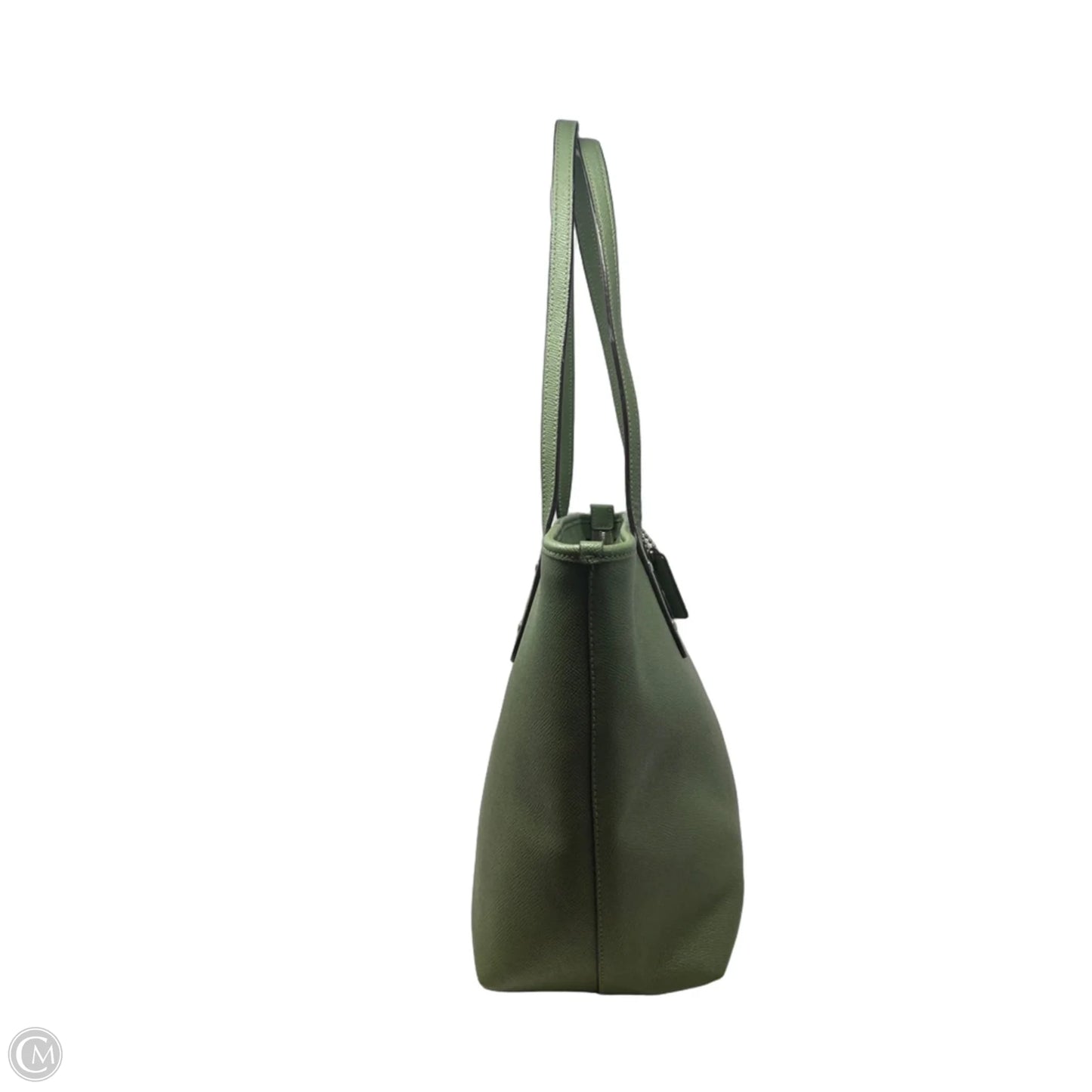 City Zip Tote In Crossgrain Leather Designer By Coach, Size: Medium