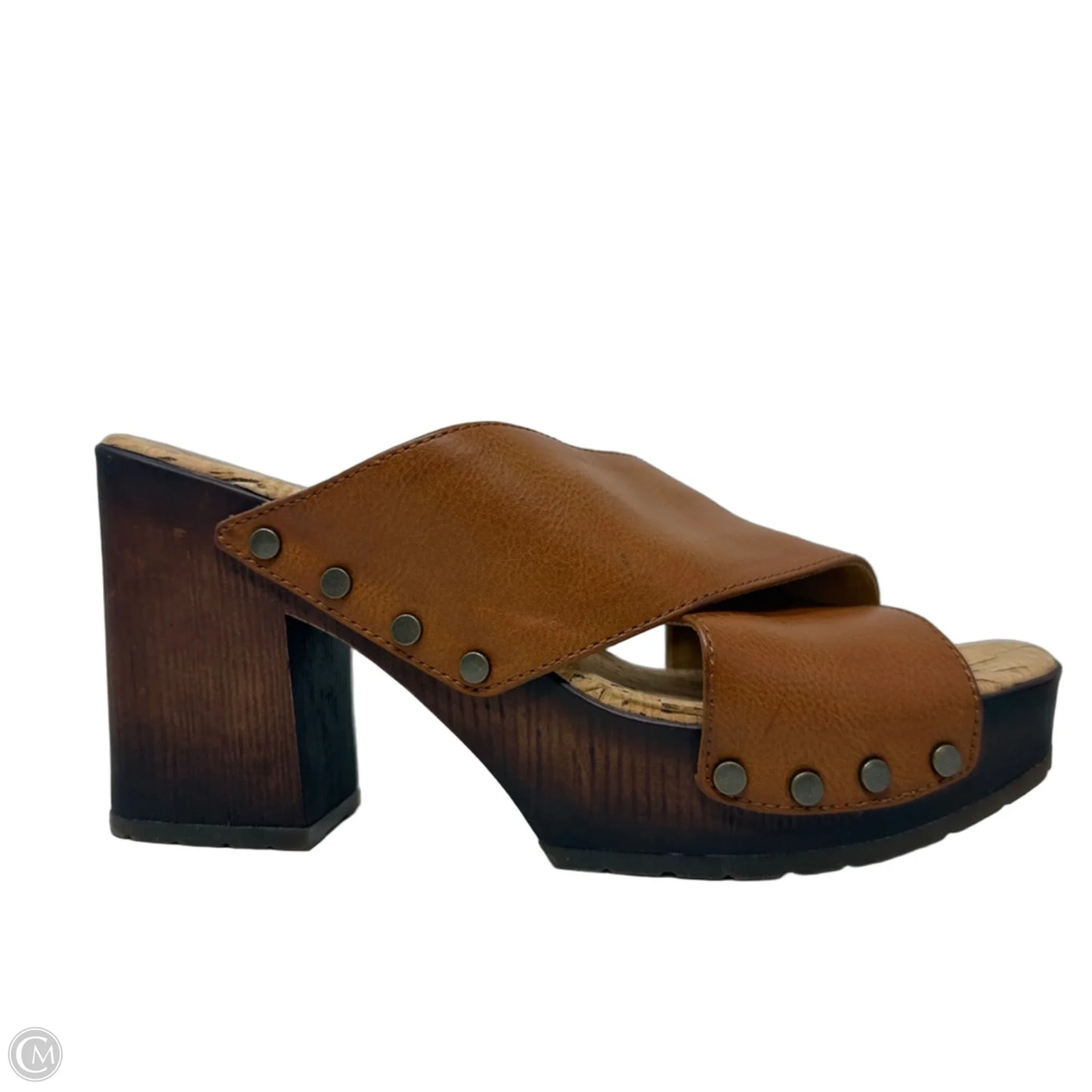 Tatum Slide Platform Sandals By Kork Ease In Brown, Size: 7