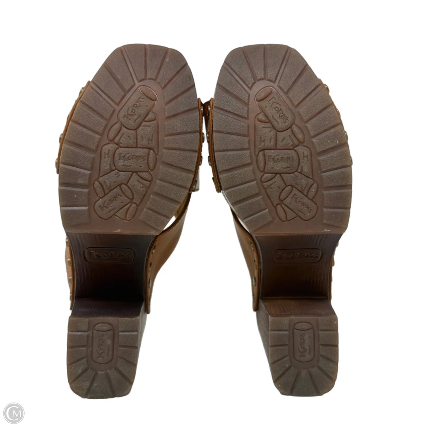 Tatum Slide Platform Sandals By Kork Ease In Brown, Size: 7