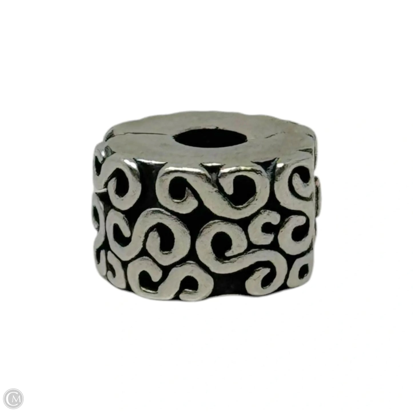 S Swirl Clip Sterling Silver Bracelet Charm By Pandora
