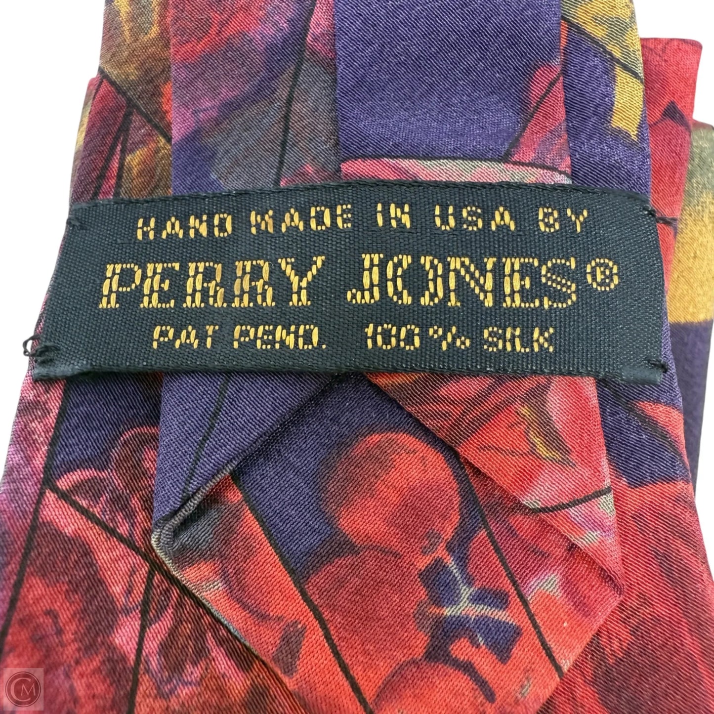 Pre-Knotted Clip On Silk Tie By Perry Jones