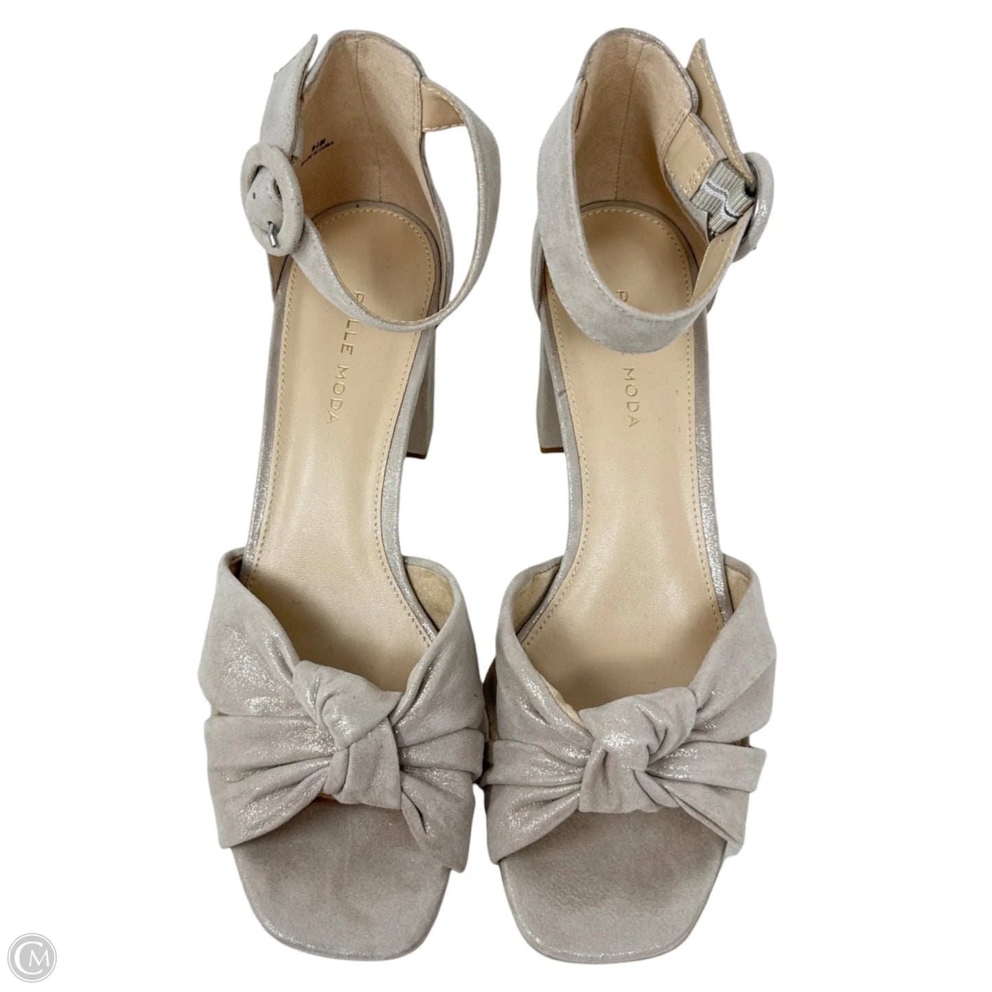 Anesa Suede Platform Sandals By Pelle Moda In Gold, Size: 9.5