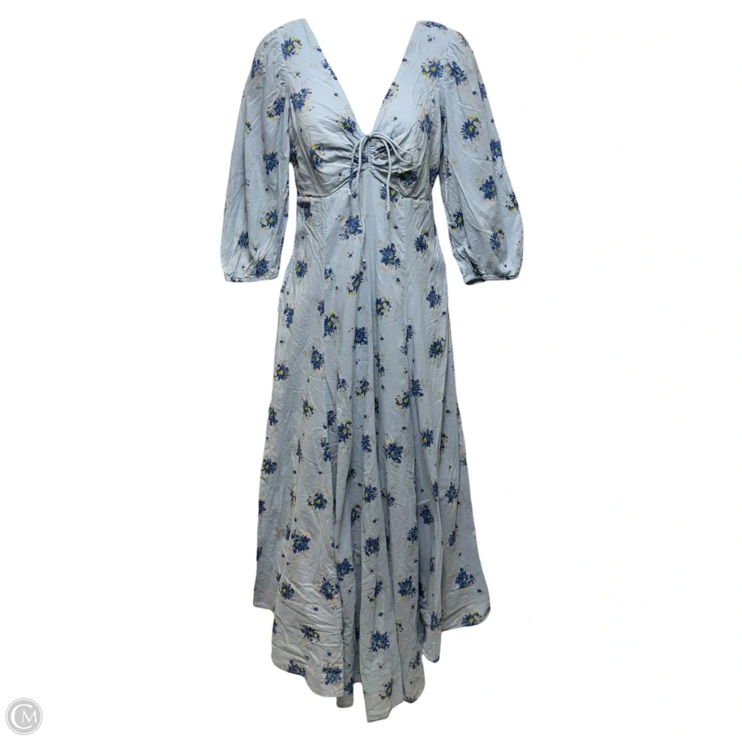 Sea Glass Midi Dress By Free People In Blue, Size: 0
