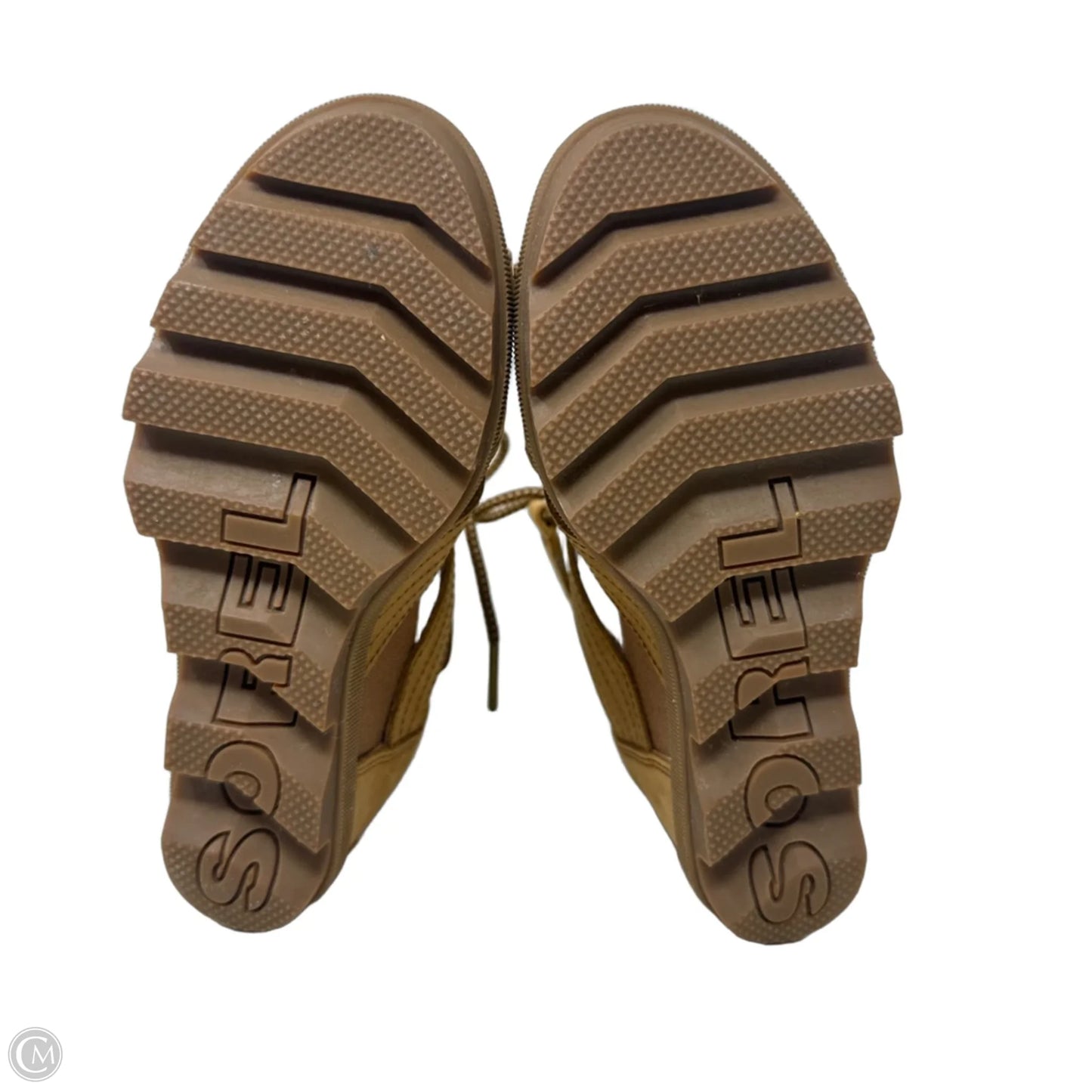 Joanie II Lace Wedge Sandals By Sorel In Brown, Size: 6