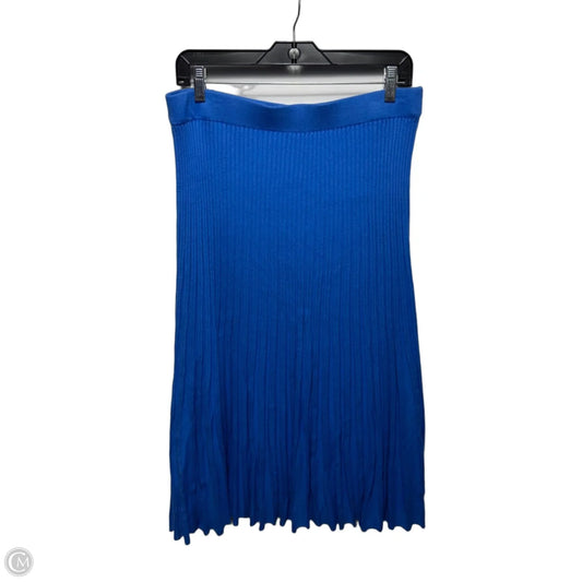 Skirt Midi By Nic + Zoe In Sapphire, Size: M