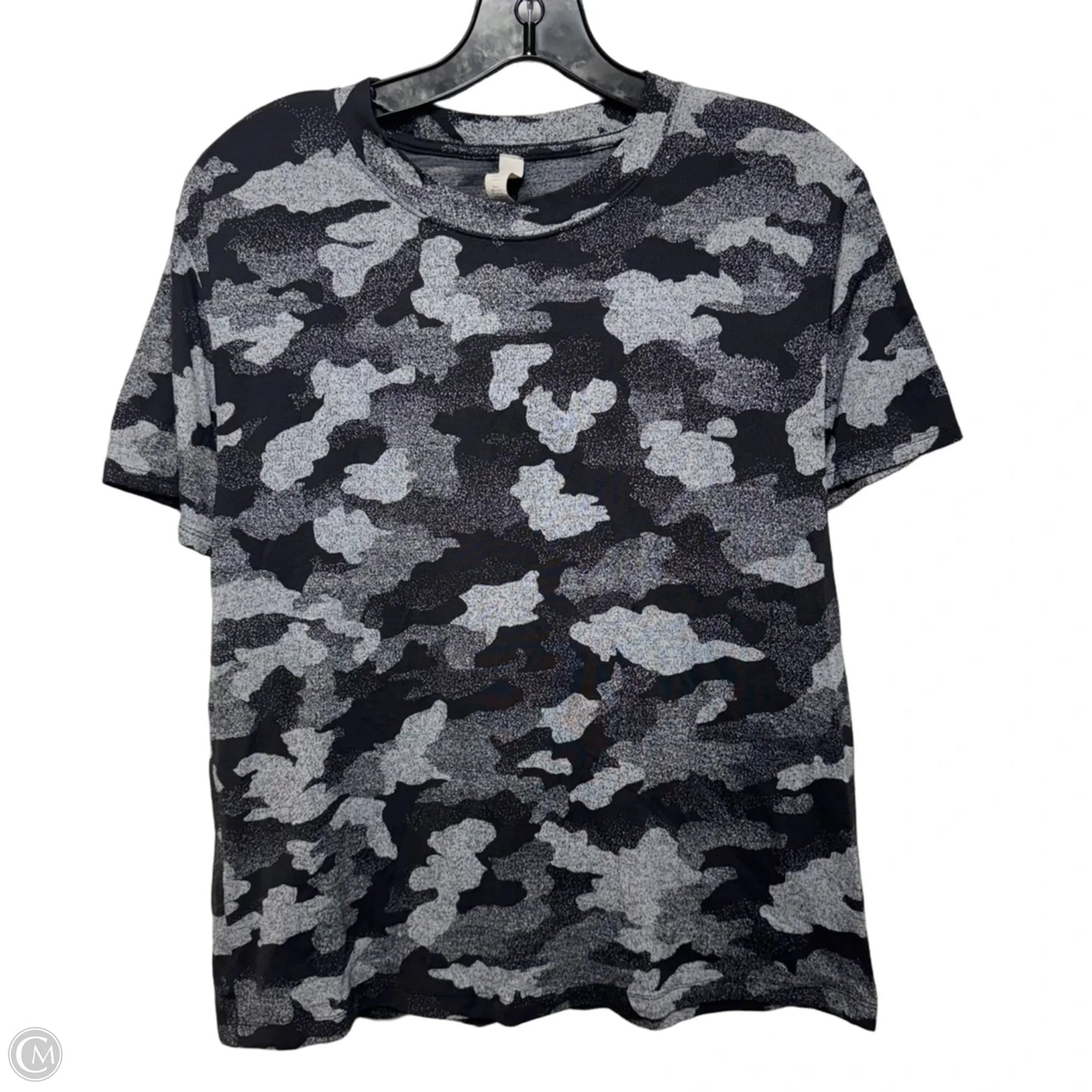 Athletic Top Short Sleeve By Lululemon In Camouflage Print, Size: 6