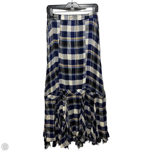 Skirt Maxi By Free People In Plaid Pattern, Size: Xs