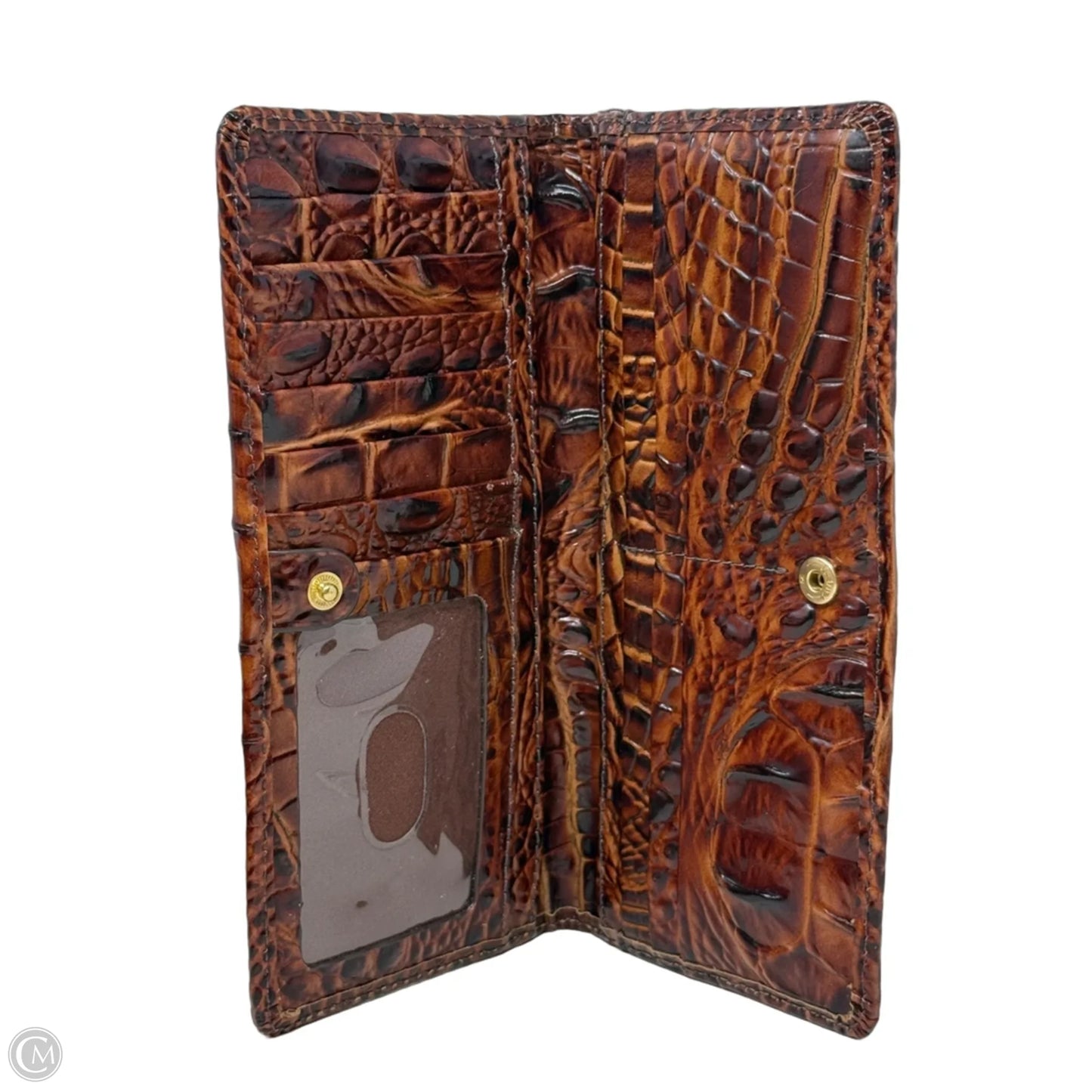 Ady Wallet In Pecan Melbourne Designer By Brahmin, Size: Medium