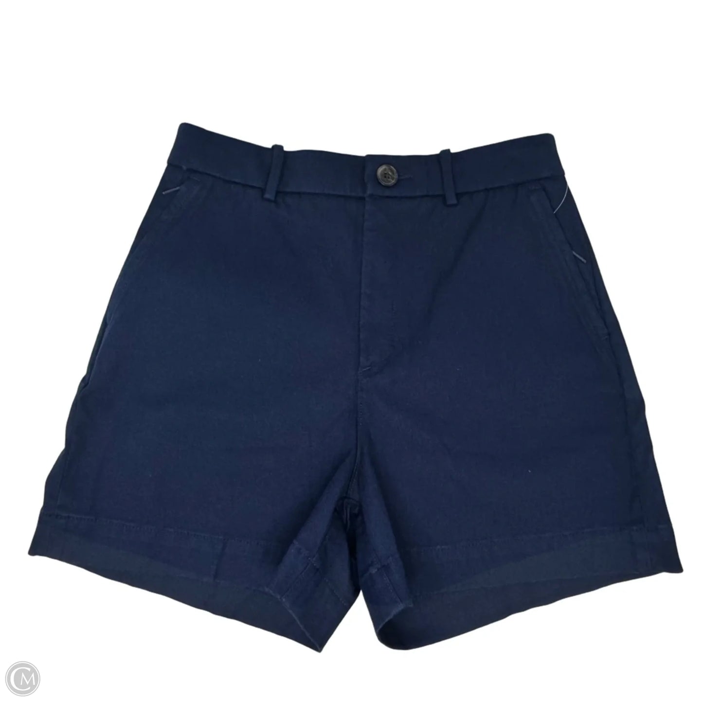 Stretch Twill Shorts By Spanx In Timeless Navy, Size: M