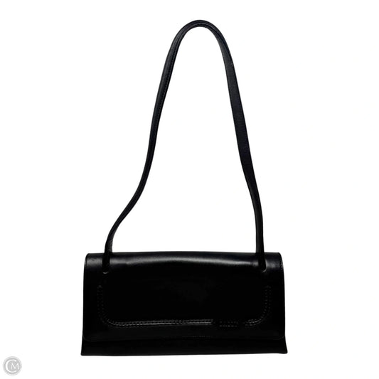 Flap Shoulder Handbag Leather By Bally, Size: Medium