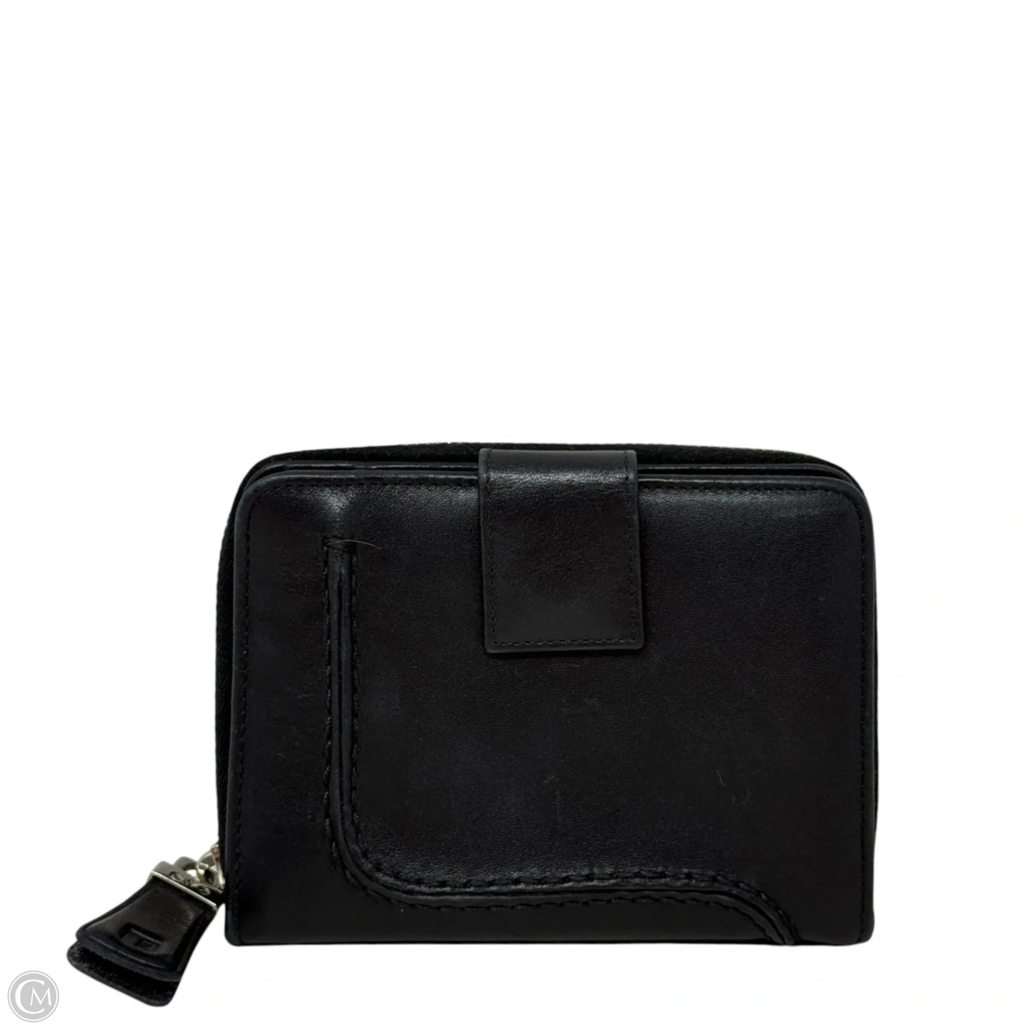 Ponera Compact Calf Leather Wallet By Bally, Size: Medium
