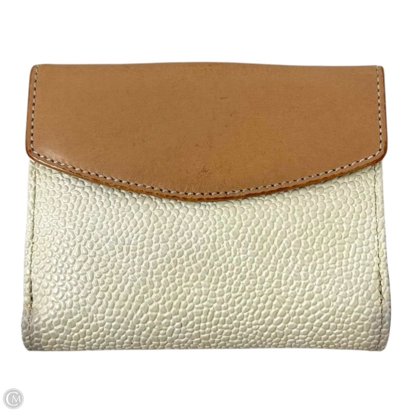 AS IS Scotch Grain Bifold Snap Wallet Luxury Designer By Mulberry, Size: Medium