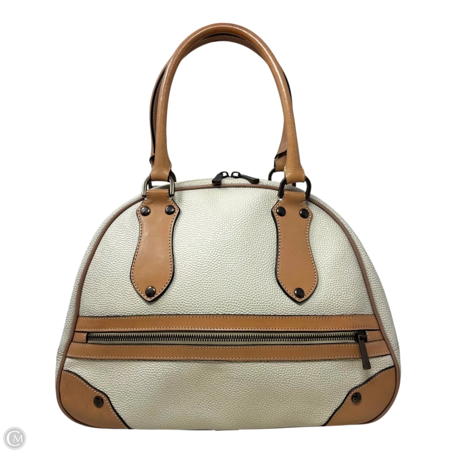 AS IS Heritage Scotch Grain Bowler Bag Handbag Luxury Designer By Mulberry, Size: Large