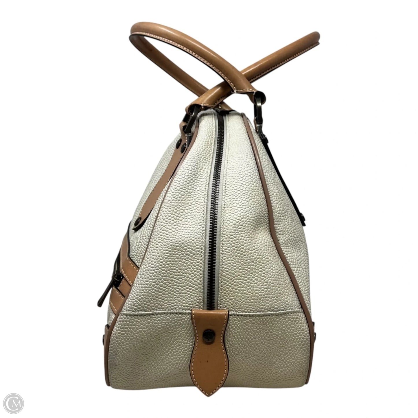 AS IS Heritage Scotch Grain Bowler Bag Handbag Luxury Designer By Mulberry, Size: Large