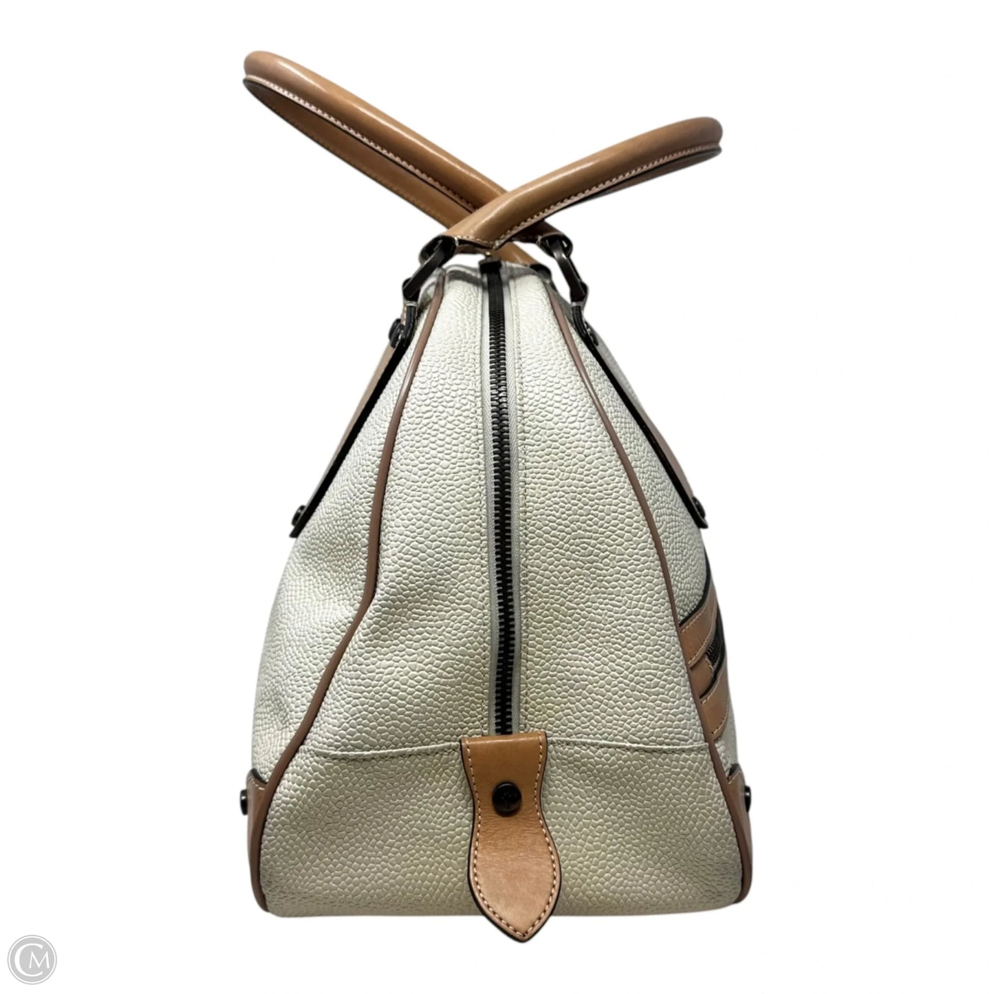 AS IS Heritage Scotch Grain Bowler Bag Handbag Luxury Designer By Mulberry, Size: Large